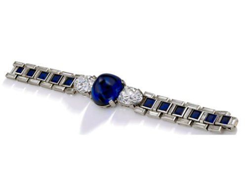 Art Deco Cartier armband hoofditem op Sotheby’s verkoop in Genève