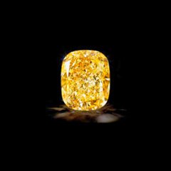 The Golden Empress 132ct yellow diamond owned by Graff