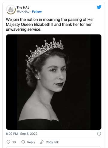 Koningin Elizabeth II NAJ